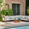pink rug with lounge set