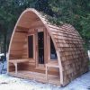 690_Dundalk_Leisurecraft_europe_POD_shaped_sauna_clear_western_red_cedar