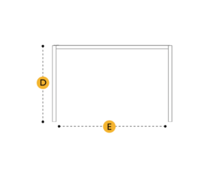 Measuring reference D/E