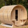 White Cedar Barrel Sauna