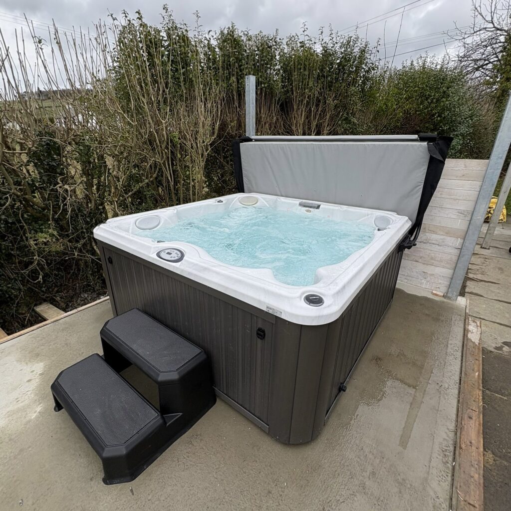 Londonderry Hot tub installation J-235