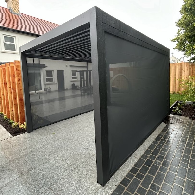 Deluxe Side Screens for Luxe Aluminium Pergola