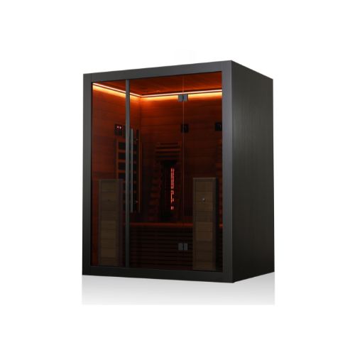 Spacious indoor 2 person sauna